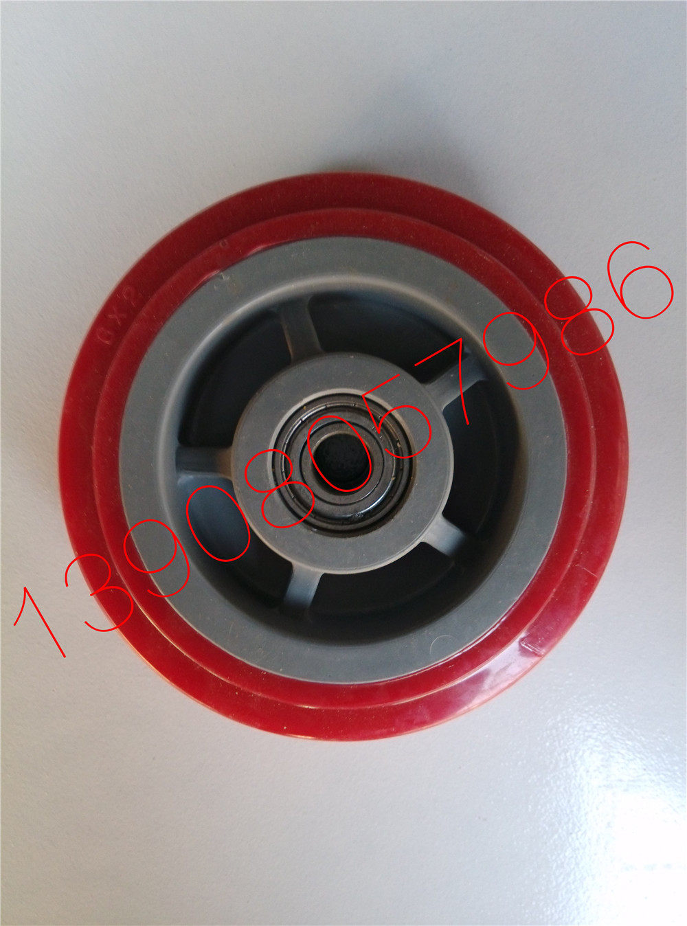 Recommended Casters Universal Wheel Flat Cart Wheel Hand Wheel Accessories Scaffolding Wheel Factory Direct Selling Rubber