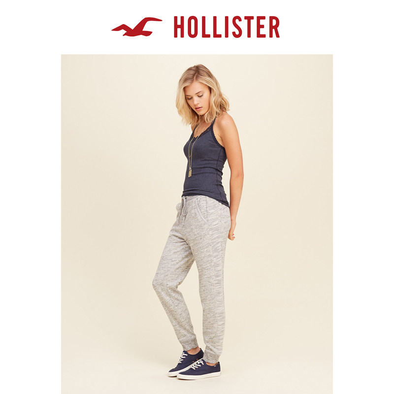 Hollister 压纹针织慢跑裤 女 103344
