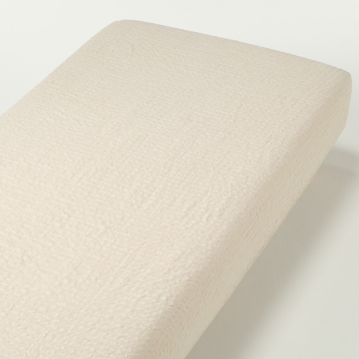 MUJI 棉麻双层纱织床罩