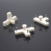  T-shaped plastic seamless nails T-shaped card slot hanging round hole extended dark hanging horizontal orifice plate groove eye wall nails invisible 30