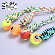 Pet đồ chơi mèo con chó mol cắn con chó lớn đào tạo cắn dây taidijinmao dog rope bóng knot nguồn cung cấp