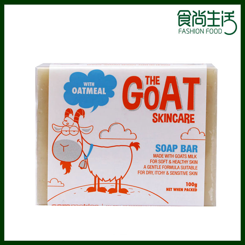 Buy three delivery One Australian Goat Soap Goat Milk Soap Handmade Soap Finish Top Soap 100g Oat Taste 4 pieces