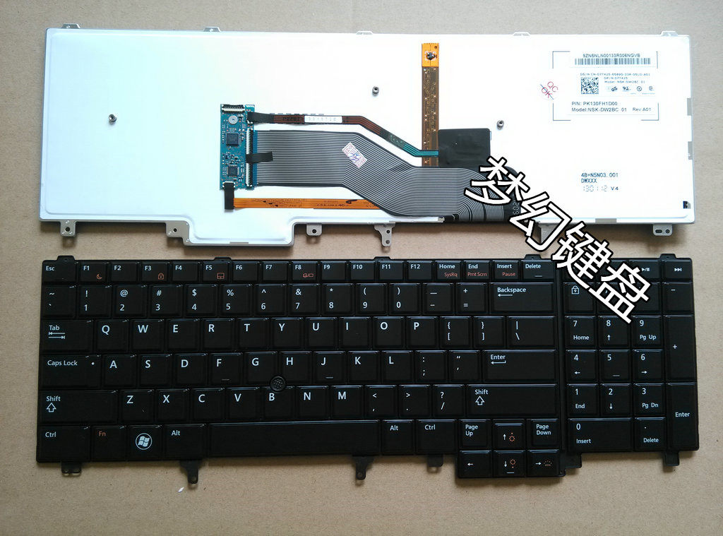 Dell E5520 E6520 E6520 M4600 M4600 M4700 M6700 M6600 M6800 M6800 keyboard backlight