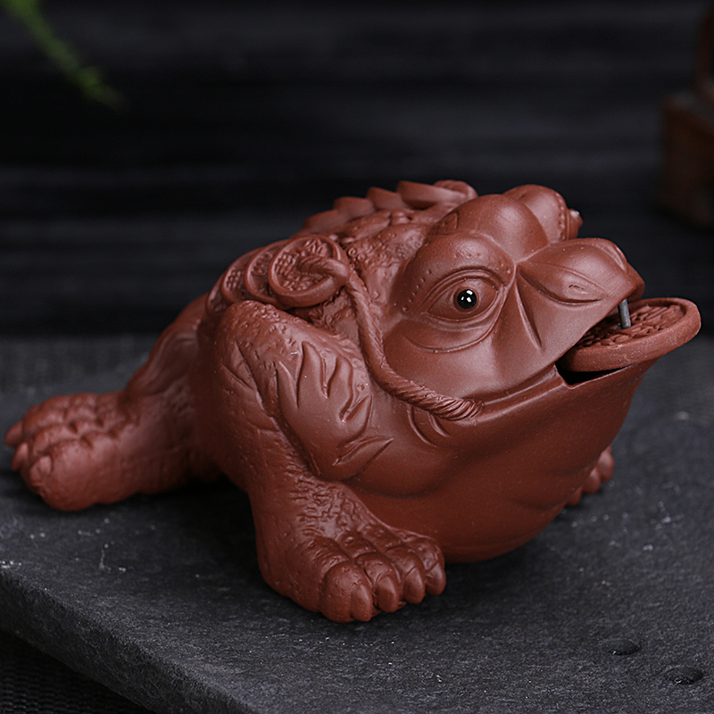 Xin yuan tea accessories yixing purple sand tea pets play purple sand tea tea tray tea furnishing articles spittor the mythical wild animal