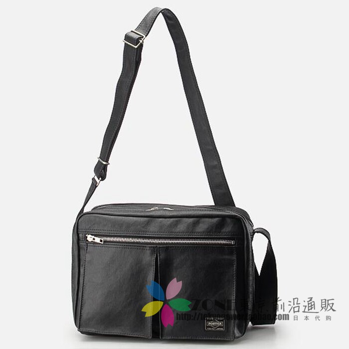 Japan PORTER women's bags men's bags buy Japan-made high-density rainproof classic zipper messenger shoulder bag