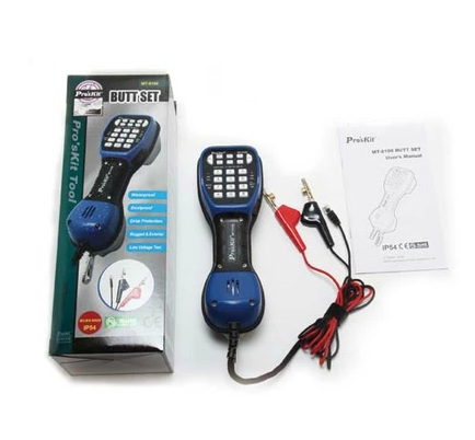 Taiwan Treasure Worker MT-8100 Waterproof Phone Tester Telephone Telecom Challer Test Call