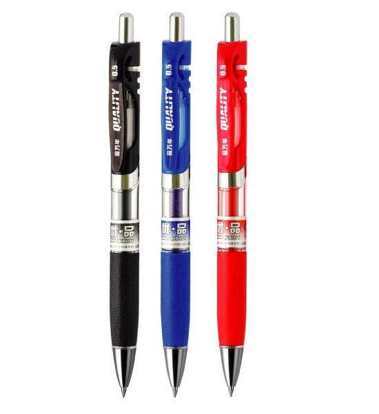 12pcs G-1135 Jinwannian Gel Pen Press Type Advanced Business Pen 0 5 Blue Black Red