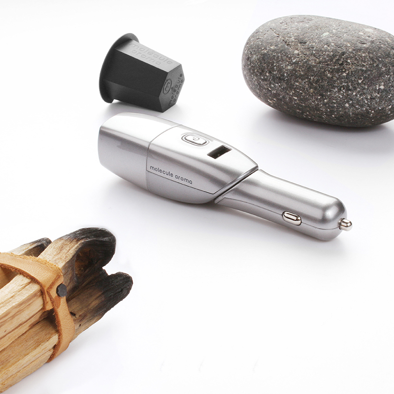 Molecule Aroma汽车香水V1高档创意车载座式固体香薰点烟器充电器