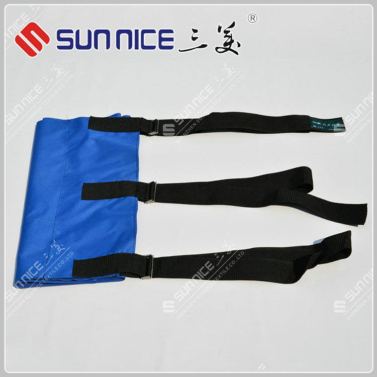 A large supply of weaving tied straps with pallet tray winding belts