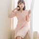 Phong cách Trung Hoa váy ngủ nữ mùa thu gợi cảm ren retro đồ ngủ cotton dài tay công chúa trang phục váy ngủ váy ngủ cao cấp Đêm đầm