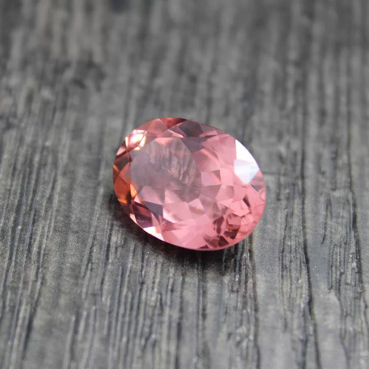 Fuchsia gemstone, stone inlay, ring, boho style