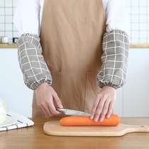 Spring and summer sleeves female office sleeves anti-fouling adult Korean short sleeves cute students daily long sleeves