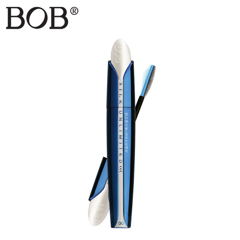 BOB韩国彩妆新品纤长卷翘蚕丝睫毛膏防水防汗不晕妆密翘蝶翼系列