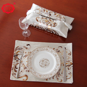 Koi Châu Âu đa năng placemats vải placemats cách nhiệt mat đế lót ly phía tây thảm chiếu bảng khăn giấy đặt bếp thảm