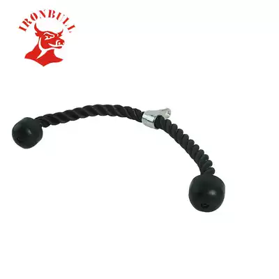 PB15 fitness equipment parts nylon rope plastic head strength training triceps pull rope crossfit