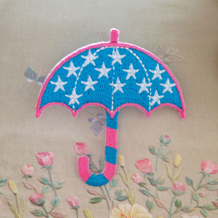 Embroidered cloth stickers exported to Japan, diy clothes, hole stickers, DIY accessories, umbrellas, hand-made edges