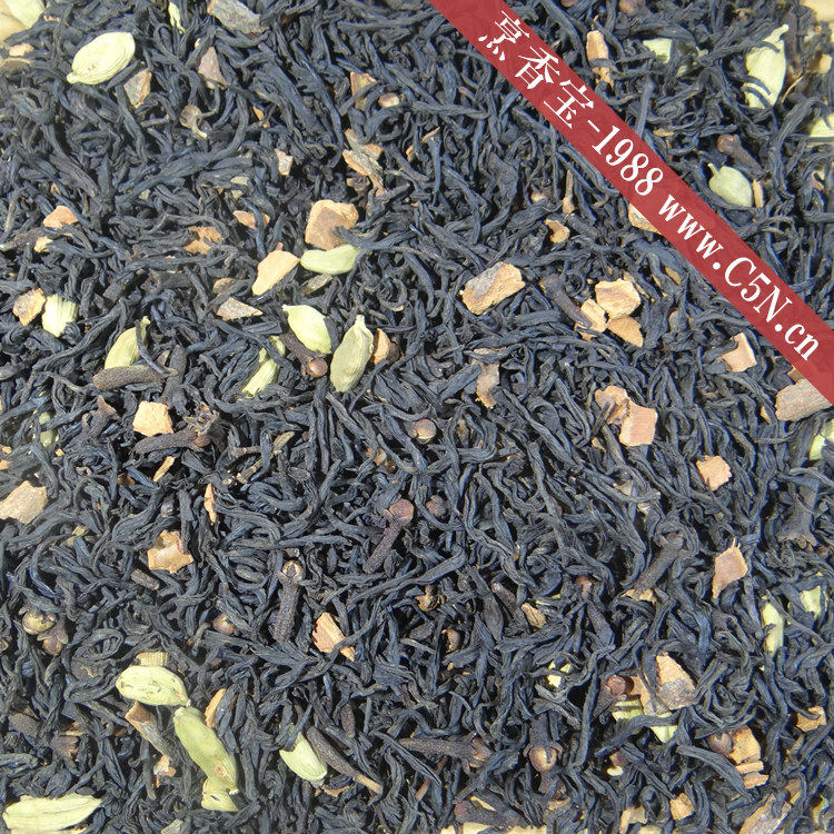 Flavored black tea raw materials Spice black tea Masala flavored milk seasoning tea Spice tea Cinnamon clove tea 128g