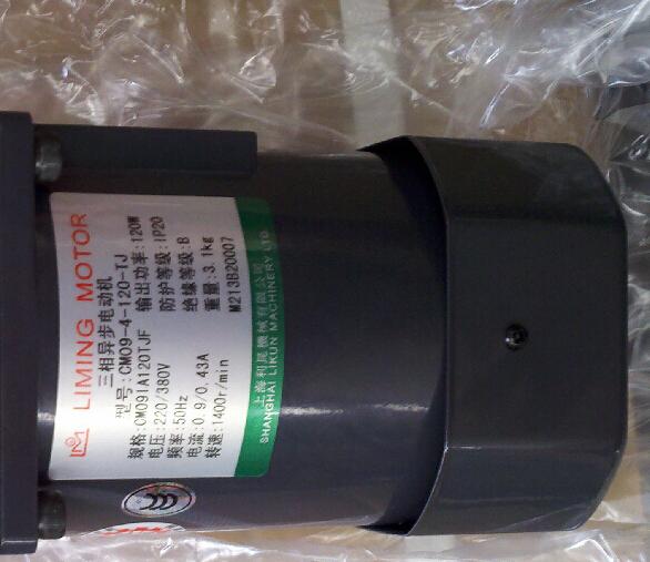 CM09IA120TJF three-phase asynchronous motor 220V 380V 120W Shanghai Likun Machinery