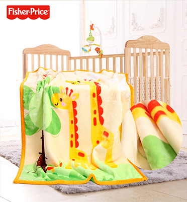 Fisher Newborn Baby Double Blanket Rascher Double Thick Cover Blanket Carpet Spring and Autumn Gift Box