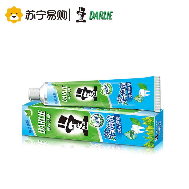 【苏宁易购】黑人(DARLIE)茶倍健 牙膏 140g(龙井薄荷)