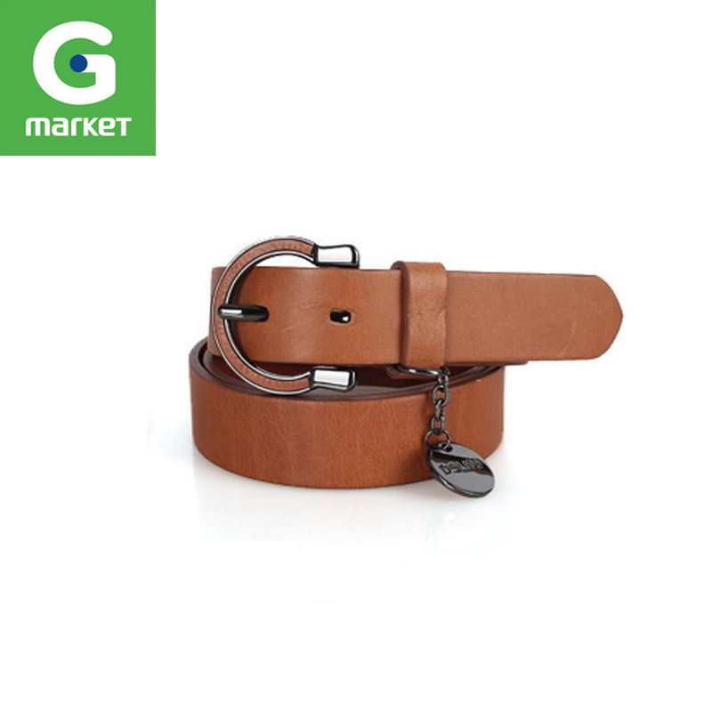 韩国正品 Gmarket配饰[dicubo]纯色简约时尚百搭皮带