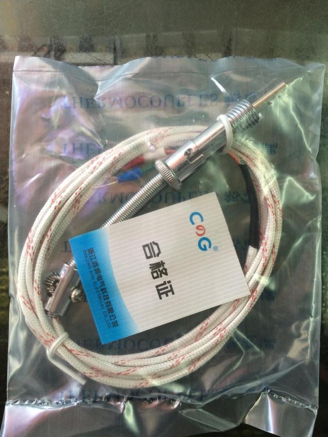 M 12 thread spring thermocouple thermocouple K type E probe pressure spring temperature sensor