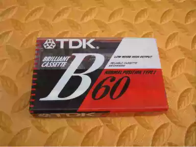 Original TDK B60 cassette recording tape Blank recording tape Recording tape Repeater Learning machine