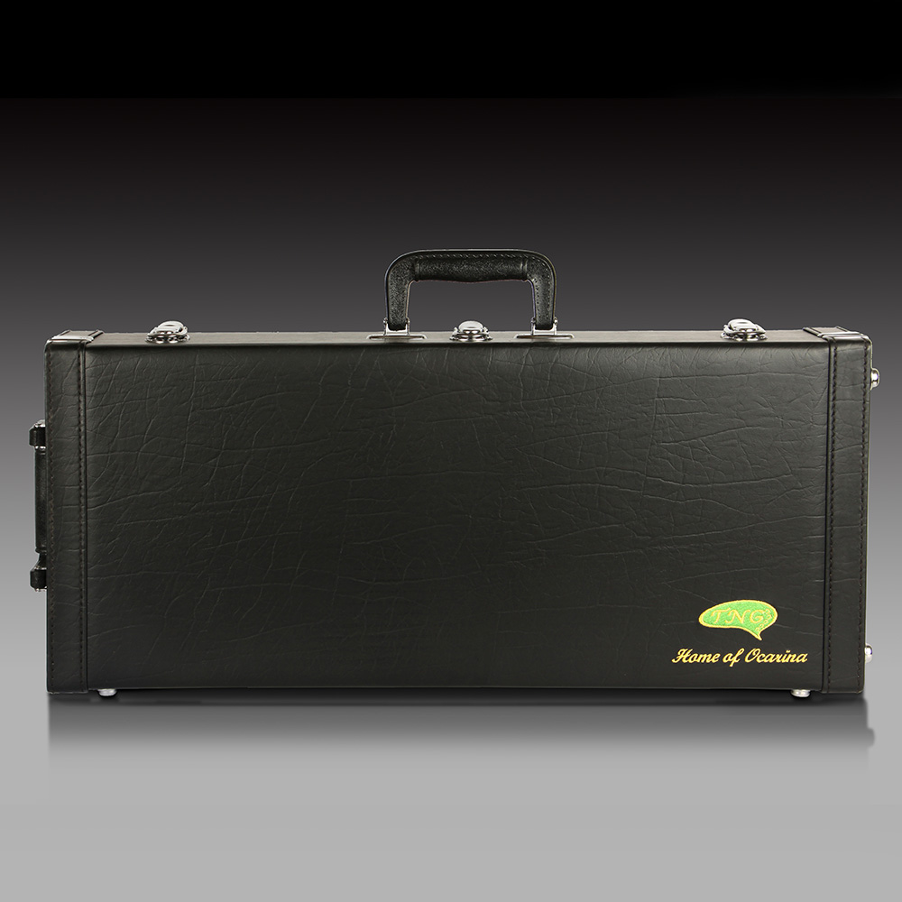 Suitcase Taiwan TNG twelve-hole ocarina seven-piece suit High-grade leather suit suitcase four-piece set