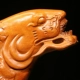 Dian Yi Ge Golden Dragon Fish Rosewood Root Khắc Trang trí Nhà May mắn Trang trí Gỗ Khắc Gỗ Thủ công - Các món ăn khao khát gốc