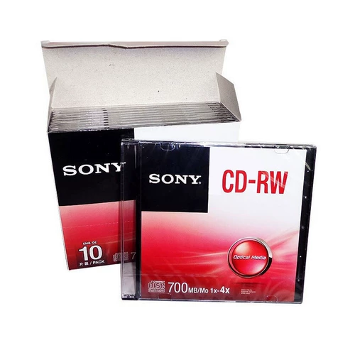 Sony CD можно втирать CD-RW 4X Blank Music Disk CD-гравюрный диск Authentic Licensed