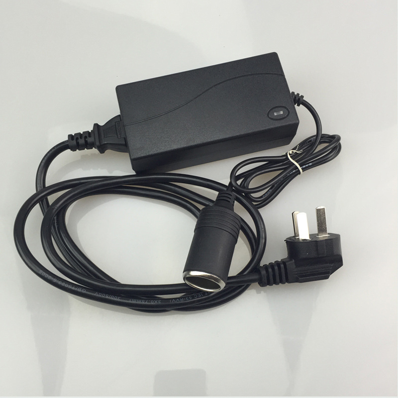 Car Electrical transfer Home 220V Go 12V Inverter Converter 60W Cigarette Lighter Plug adapter Transfer line 5A