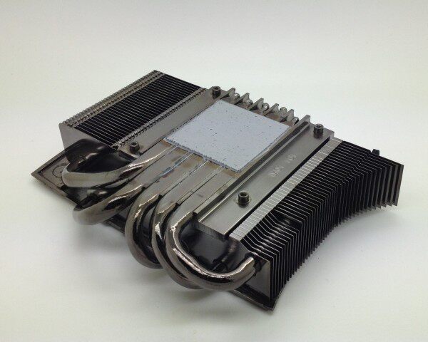 New 5 heat pipe graphics card radiator DIY heat pipe radiator 58MM