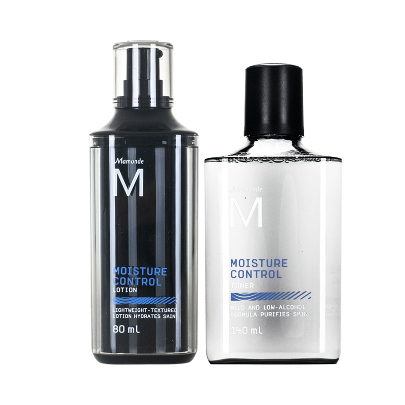 Mamonde/梦妆 男士保湿水乳套装爽肤水活肤乳液补水舒缓控油清爽
