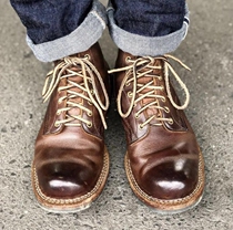 (MAD MAX)Discontinued OUT of PRINT OLD LOGO SPOT WHITES BOOTS BOOTS WHITE TOOLING BOOTS