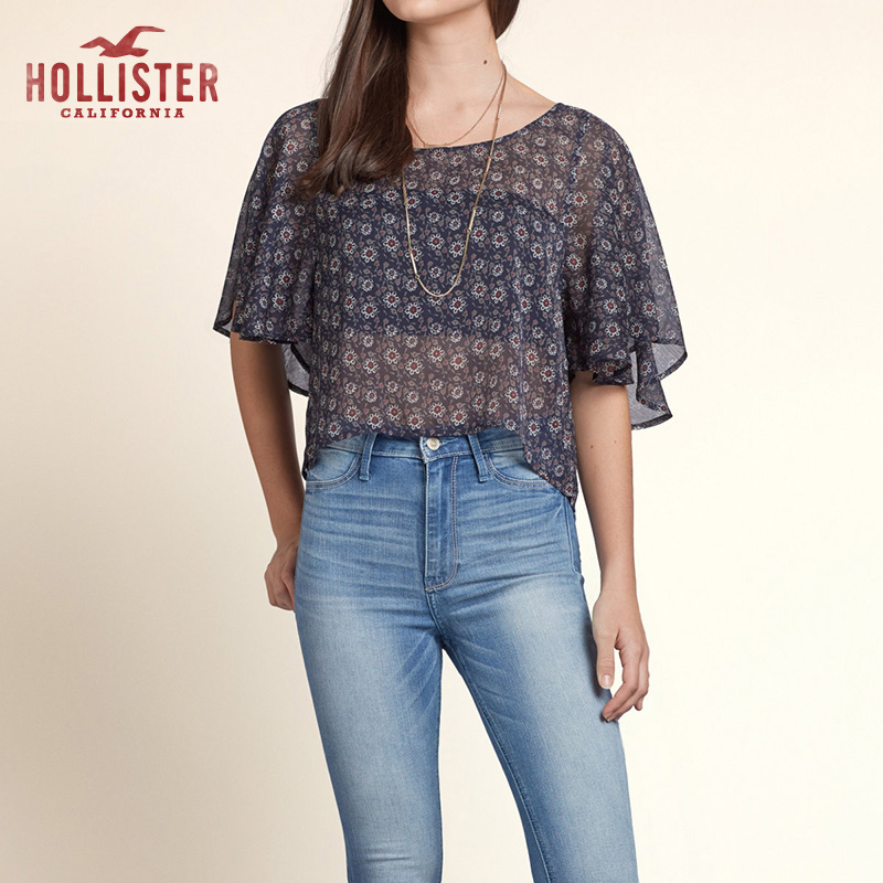 Hollister Scripps Pier 透明短上衣 女 84793