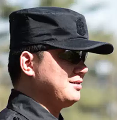 Flat cap training cap security training cap black Beni hat camouflage