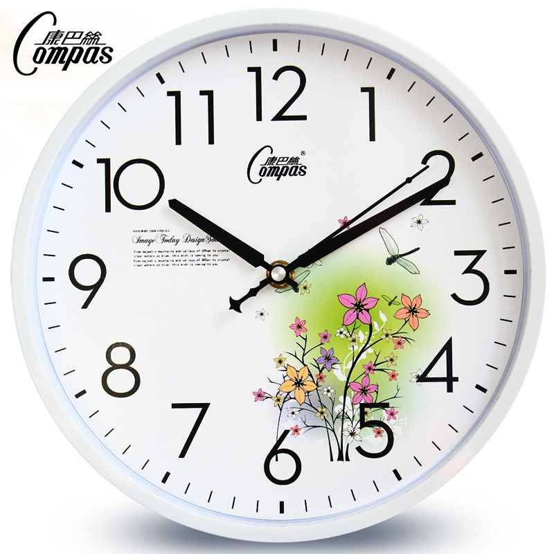 Combas Wall Clock Creative Living Room Wall Clock Quartz Clock Personality Mute Bedroom Clock Cartoon Clock Large Hanging Watch