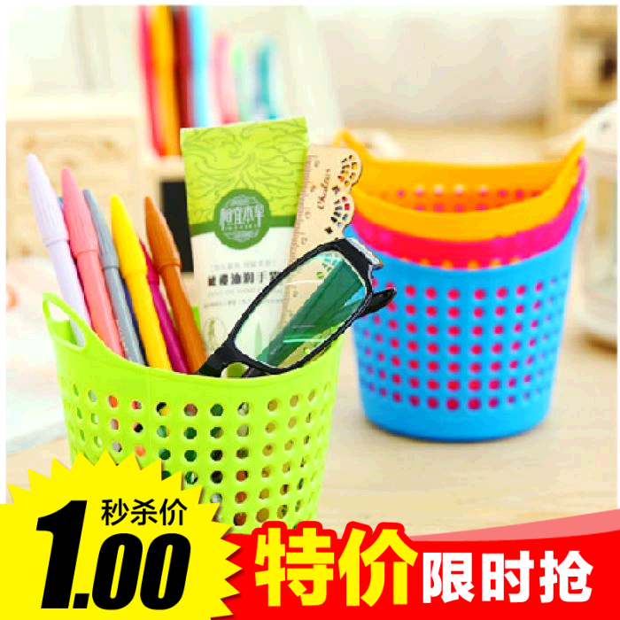 Desktop finishing box Mini casual portable ring mesh Mesh Containing Basket containing basket Desktop containing basket