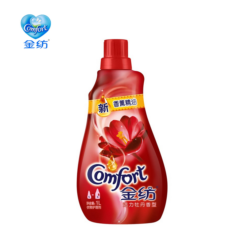 1L金纺新香薰精油活力牡丹 衣物柔顺剂