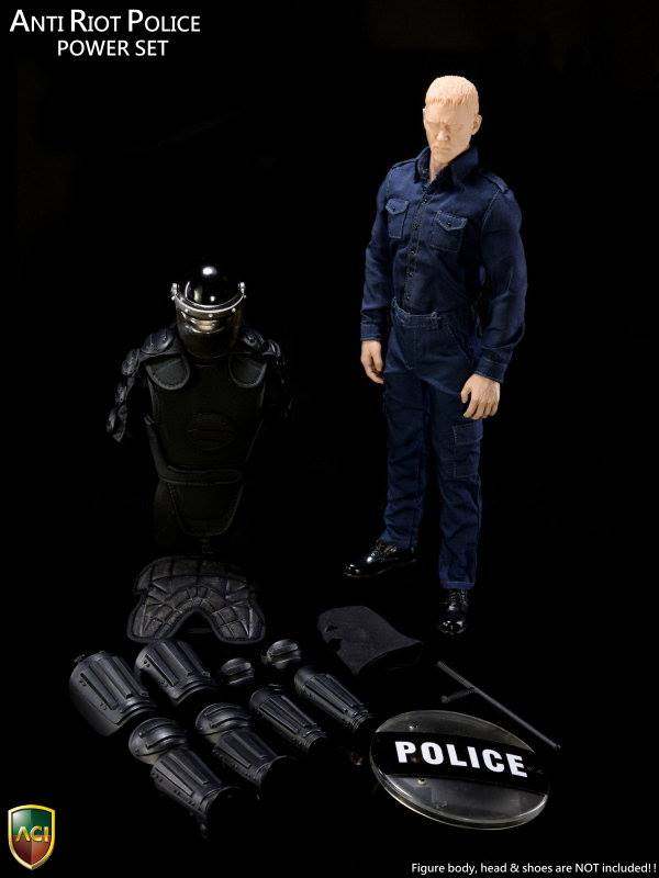 (Order discount)ACI 1 6 powerful suit series anti-riot police equipment hanging card ACI-774