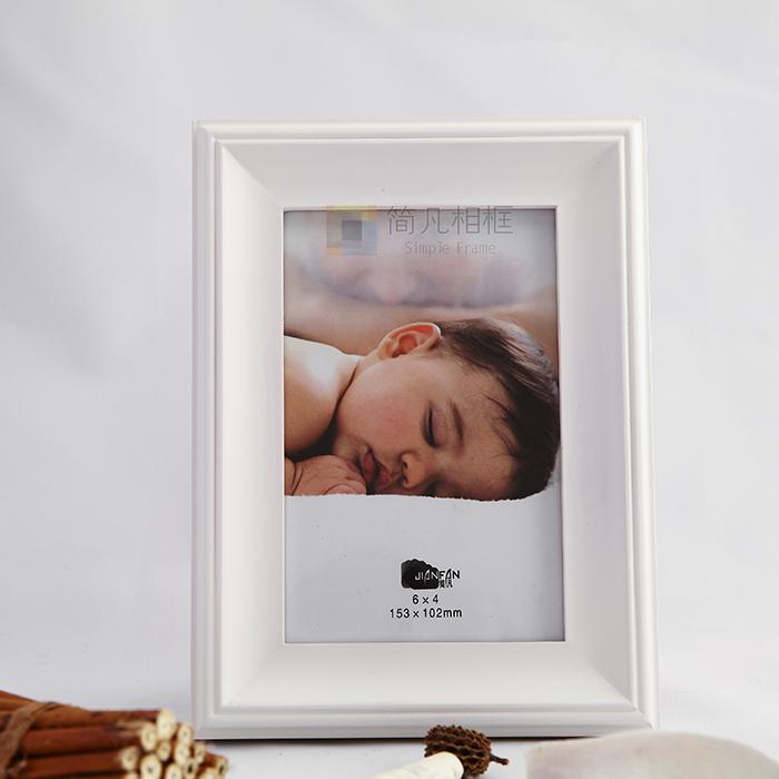 【Jianfan】Solid Wood Photo Frame for Tabletop or Wall Hanging, Simple Modern Creative Rectangular Design 6/7/8/10/12 Inch