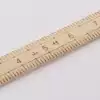 Natural hot stamping scale wood ruler Patchwork city ruler Mangosteen ruler Wood ruler city inch bamboo ruler Clothing DIY tools