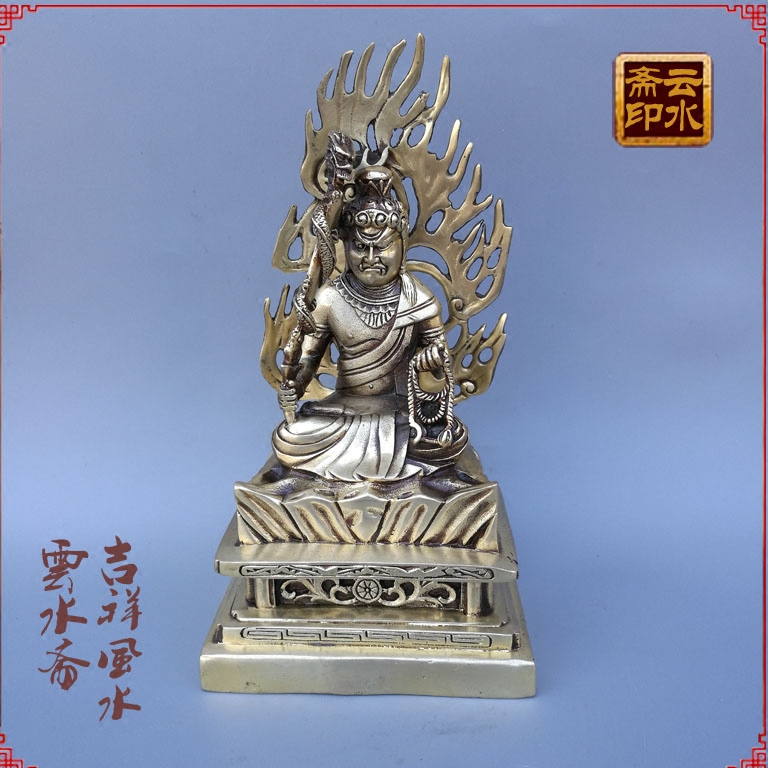Secret Buddhist statues pure bronze motionless Wang's motionless Bodhisattva belongs to the hens of the Choszodiac and the home swing of the house