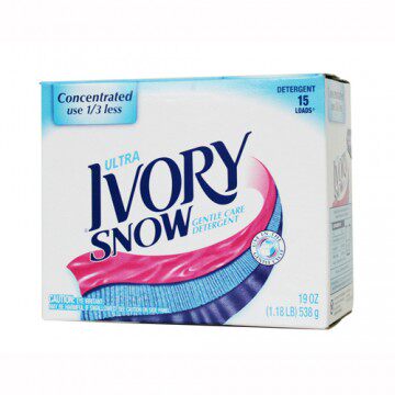 IVORY SNOW 浓缩洗衣粉19oz台湾官网直邮进口