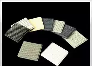 Silicon wafer chip sample box Chip storage disk IC chip tray shockproof box Black chip box Tray