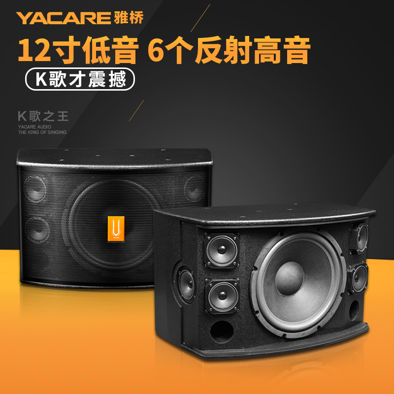 Yacare Yaqiao K12 Home ktv Karok kabbag speaker 12 inch bass professional conference sound