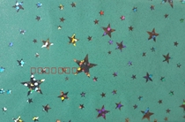 Crystal steel door film cabinet door wardrobe door Film self-adhesive film five-pointed star series