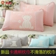 Bộ đôi gối cotton chính hãng Hengyuanxiang 100% cotton cao cấp cố định không trơn trượt đôi khăn bông gối Khăn gối