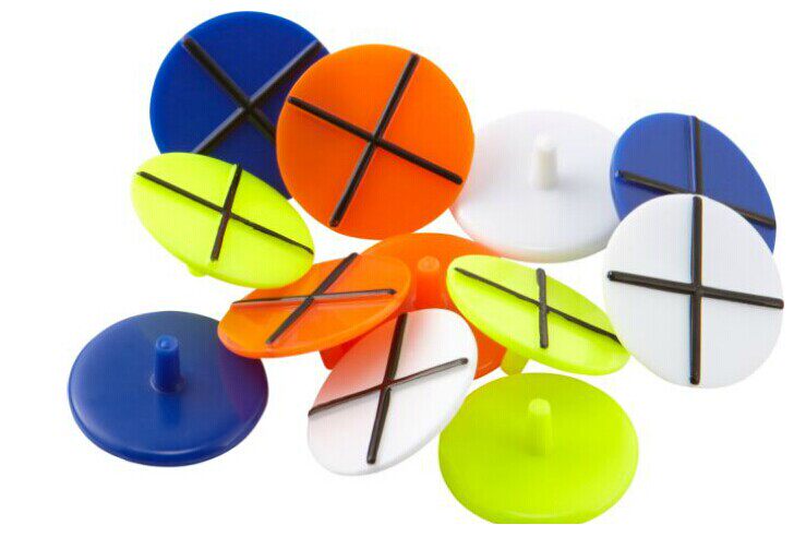 Golf tick mark to target the ball mark golf marker 12