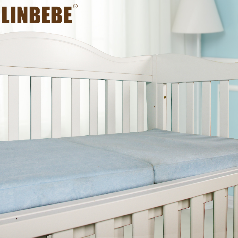 霖贝儿 竹纤维防水二折垫 床垫坐垫两用 环保无味不生虫直立棉